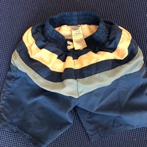 Swim trunks with built in swim diaper